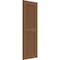 Ekena Millwork True Fit PVC, Two Equal Louver Shutters, Burnt Toffee, 12W x 32H, PR TFP101LVF12X032BT - alternate 16